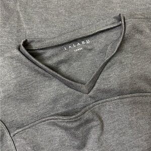 Lalabu Men's V-Neck Gray Shirt